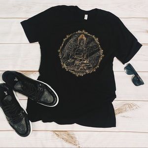 Bella+Canvas Buddha Short Sleeve Tee - Large - Uni